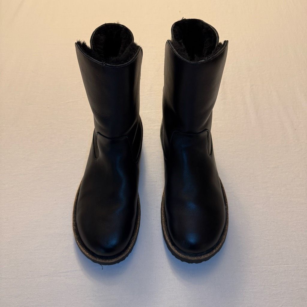 Birkenstock | Uppsala Shearling-Lined Leather Boots | Black | Eu 42 | Us Men’s 9